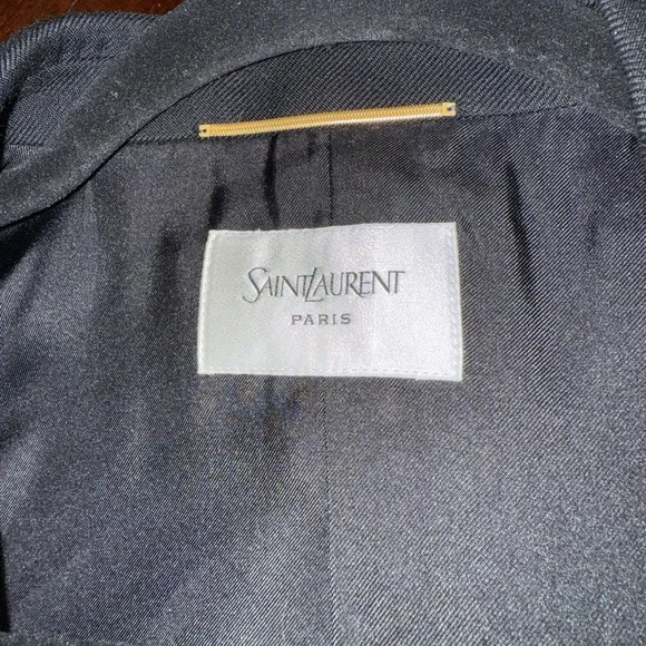 SAINT LAURENT Wool gabardine blazer